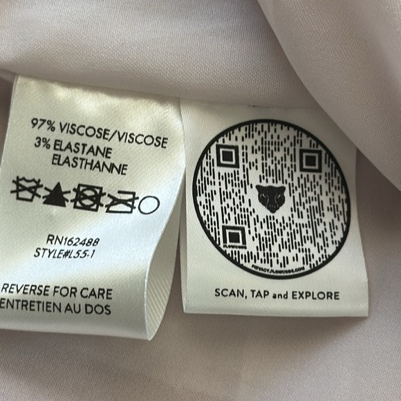 LITA by Ciara 2 Button Blazer in Lotus Blush Pink Nude Pink Size Medium NWT - Picture 14 of 16